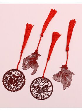 西施 王昭君 貂蝉 杨玉环 手工 书签流苏穗子多色身吊坠中国结碟