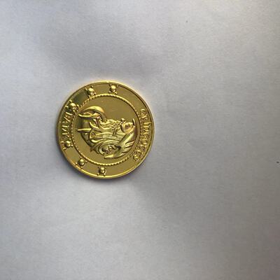 哈利电影周边学院古灵阁巫师金币学礼品纪念币金加隆COS现货生日