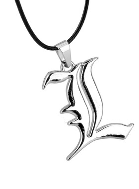 动漫周边死亡笔记 Death Note 双L标志双层吊坠项链 欧美饰品