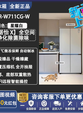 Panasonic/松下 NR-W711CG/EW70/W582/W592挪威海双循环零嵌冰箱