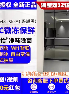 Panasonic/松下NR-F543TXE-M风冷无霜一级变频多门家用电冰箱528L