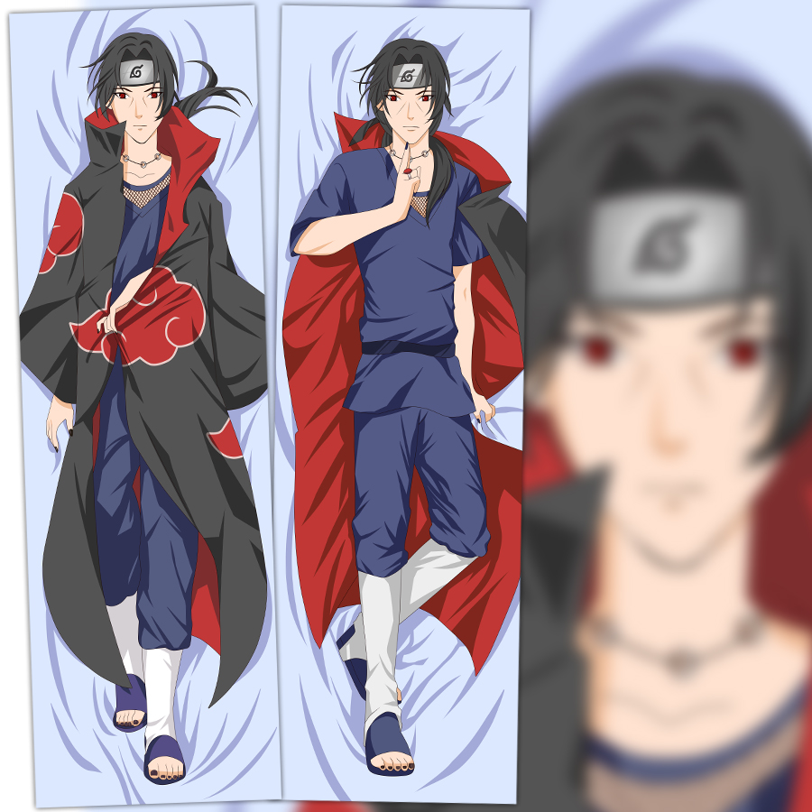 火影忍者 宇智波鼬等身抱枕动漫周边礼物宅女定制长条枕2WT棉枕芯