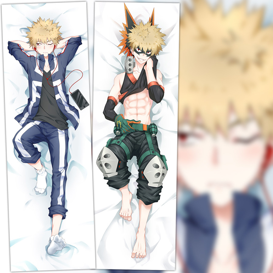 我的的英雄学院爆豪胜己 腐女动漫等身抱枕套 2wt双面睡枕含枕芯