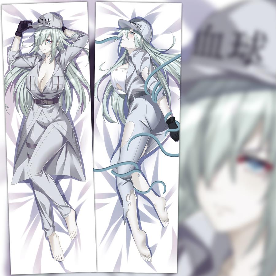 工作细胞BLACK白血球动漫周边宅男等身抱枕枕套长条靠枕二次元DIY