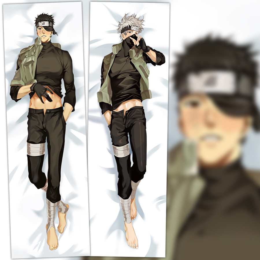 火影忍者卡卡西等身抱枕动漫周边礼物定制长条枕套2WT同人棉枕芯