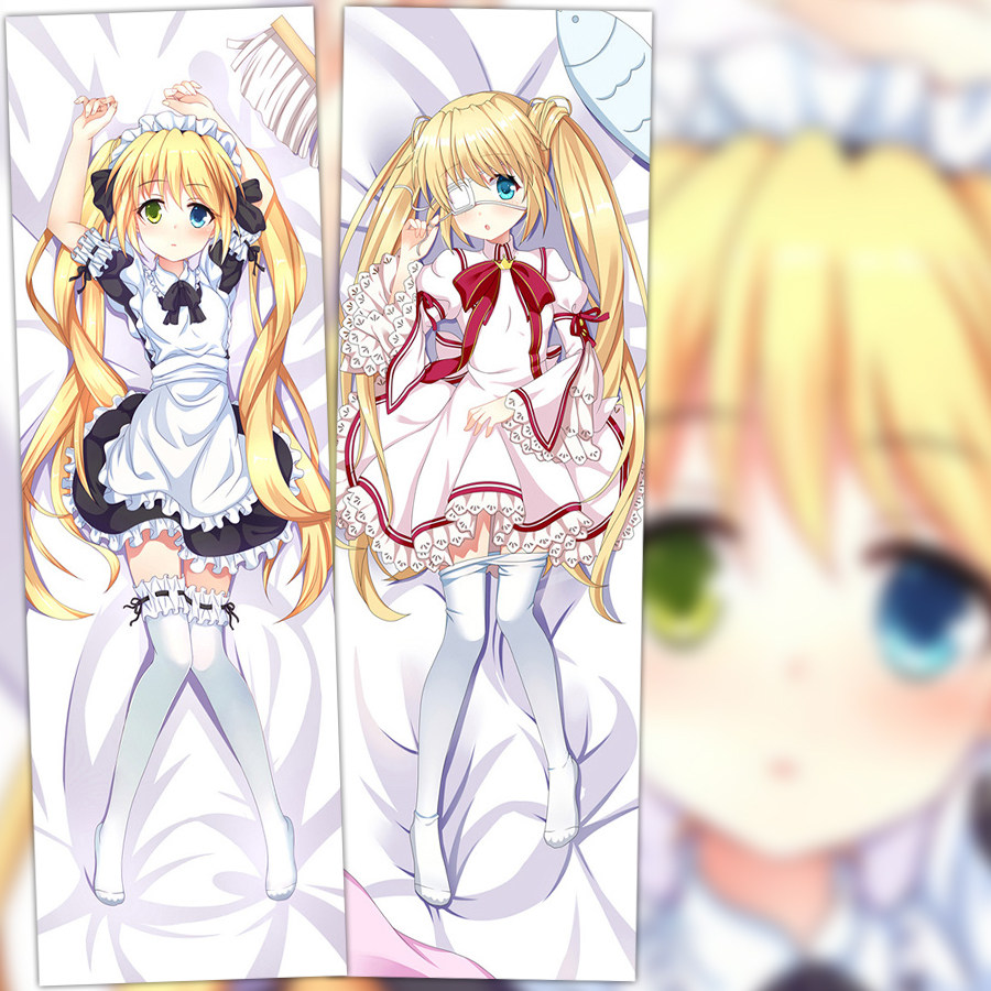 rewrite 中津静流 妹抖女仆 动漫等身抱枕 2wt抱枕套 靠枕方枕