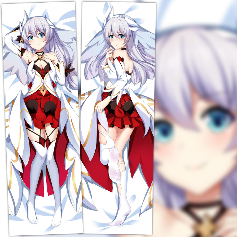 崩坏3 琪亚娜动漫周边 宅男二次元长抱枕 等身抱枕套含枕芯 定制