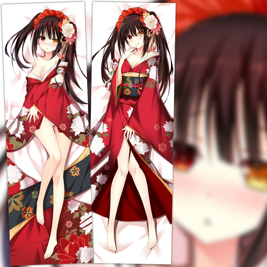 约会大作战二次元周边宅男礼物时崎狂三等身抱枕方枕睡枕来图定制