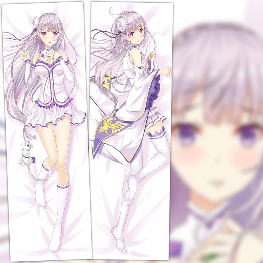 从零开始的异世界生活二次元 爱蜜莉雅emt 2wt动漫周边等身抱枕套