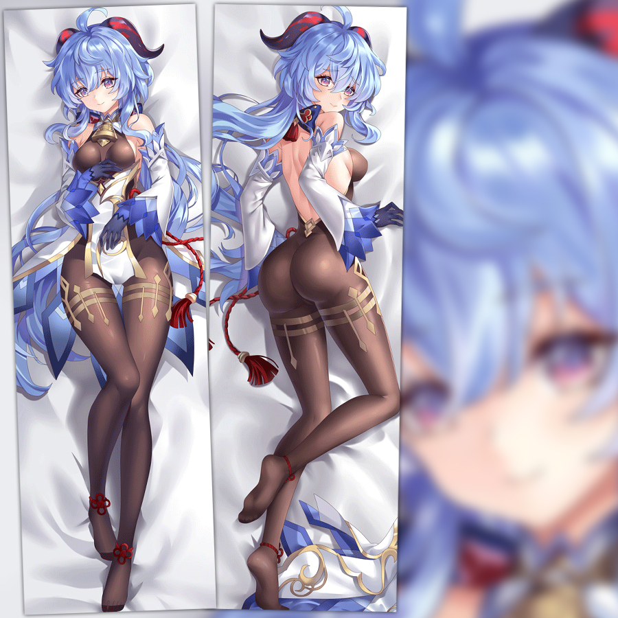 原神甘雨等身抱枕obiwan椰羊刻晴可莉二次元绅士动漫周边礼物枕套