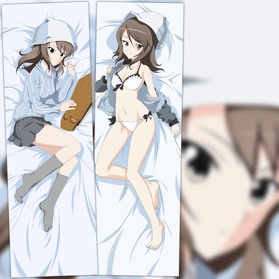 少女与战车剧场版 米卡 动漫等身抱枕 2wt抱枕套