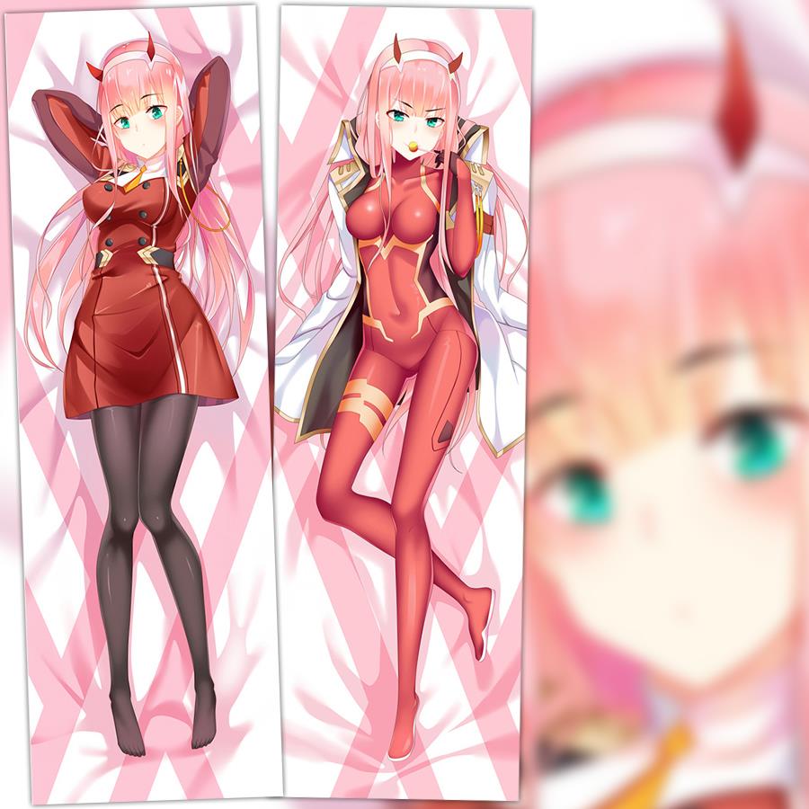 DARLING in the FRANXX 队 zero two 02 2WT动漫等身抱枕套