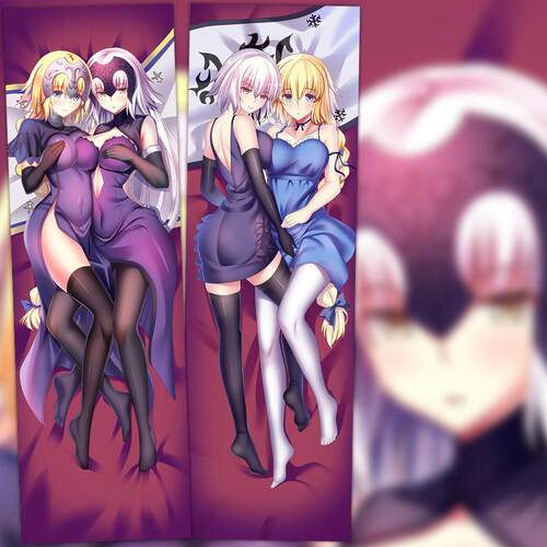 Fate Grand Order 白贞德 黑贞德 黑贞 礼服2wt动漫等身抱枕套