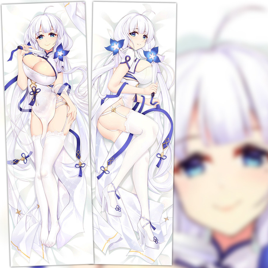 原创高清碧蓝航线光辉旗袍正反双面等身抱枕套靠枕套2wt定制礼物