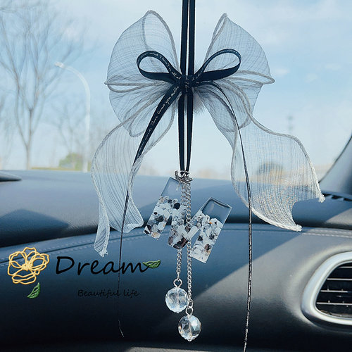 英文字母定制汽车挂件新车吊坠女