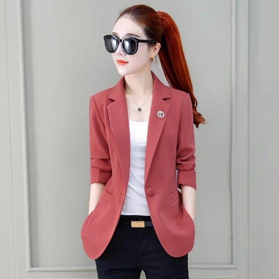 胖MM高级感洋气百搭开衫女衬衫上衣韩版松弛感高端时尚小西服外套