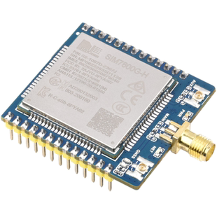 SIM7600G 4G通信模块兼容4G 2G带GNSS定位SMA天线加焊排针版