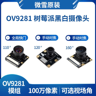 树莓派黑白摄像头100万像素