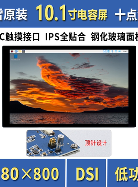 10.1寸IPS电容触控屏dsi显示屏