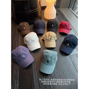 NanaByNana 百搭小马刺绣鸭舌帽子 9色可调节棒球帽女四季