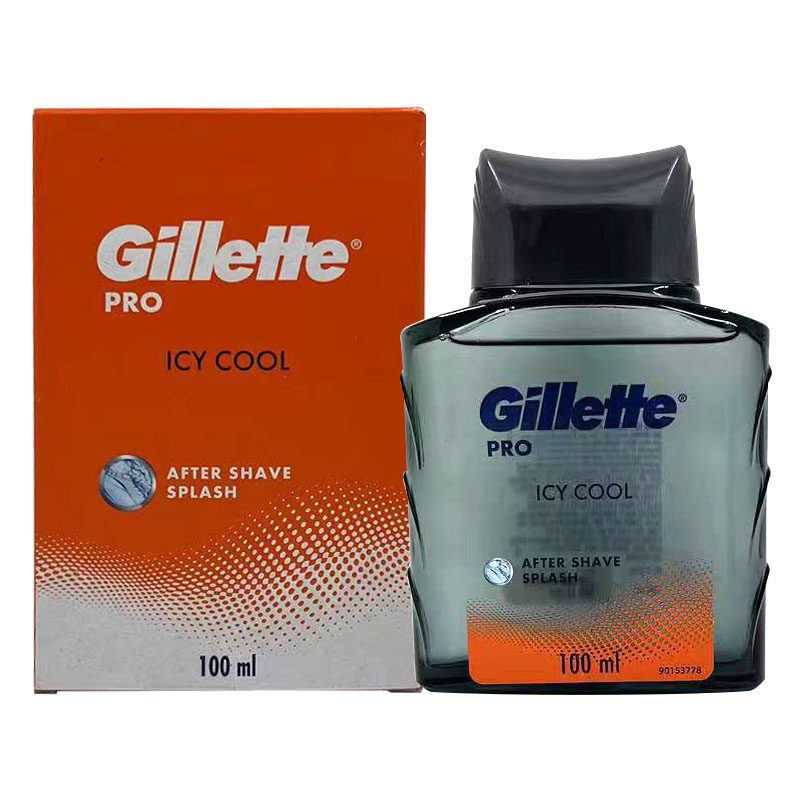 Gillette吉列冰爽男士须后水100ml收缩毛孔舒缓肌肤醒神清新香调