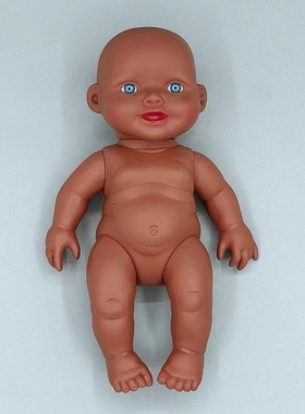 跨境网红仿真非洲黑人肥童娃娃儿童婴儿道具娃娃