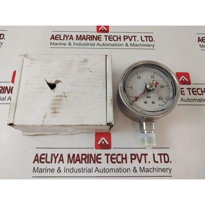 原装供应Elite en 837-1 压力表 0-25 bar 100mm