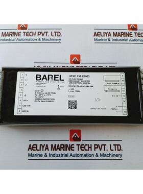 原装供应BAREL HFXE 236 E1003 事故线索和控制装置 Ex