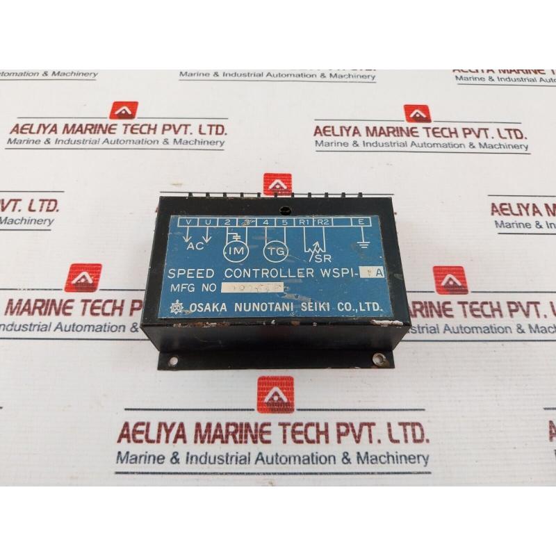 原装供应大阪 Nunotani Seiki WSPI-1A Velocità 控制器 090648