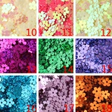 Блестки для ногтей, аксессуар ручной работы, аксессуары, DIY, 7мм, в цветочек