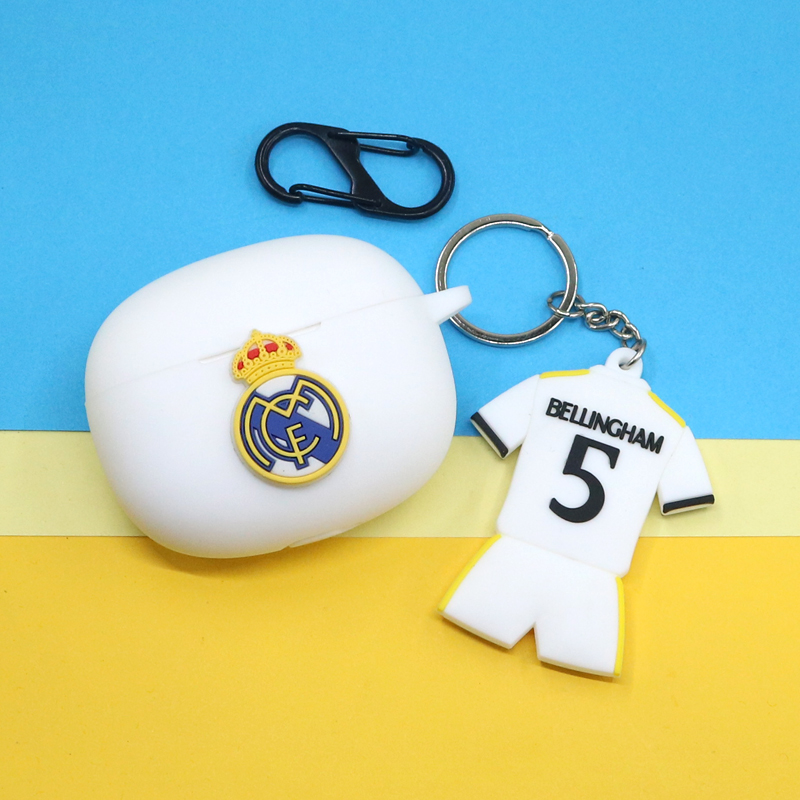 适用荣耀亲选Earbuds X3i蓝牙耳机保护套3PRO潮酷足球切尔西恩佐迈阿密梅西哈兰德凯恩C罗球衣挂饰硅胶软壳