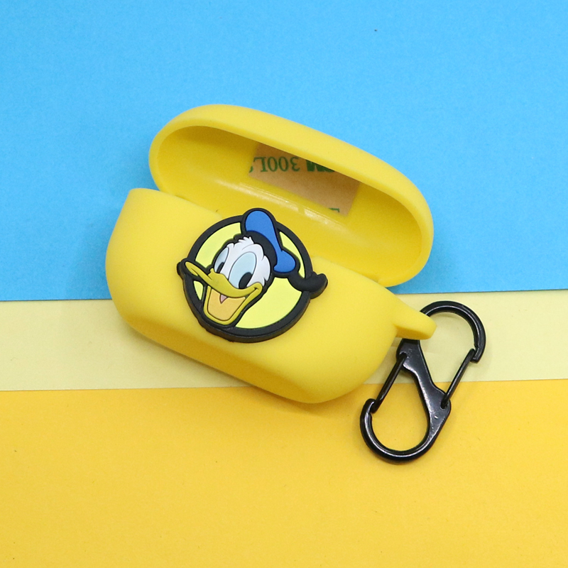 适用SONY索尼WF1000XM5降噪蓝牙耳机保护套LinkBudsS潮酷动漫萌卡通唐老鸭米奇黛西高飞XM4防摔硅胶软壳