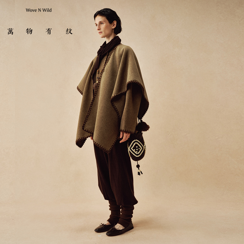 万.物有紋手工钩针羊驼双面呢