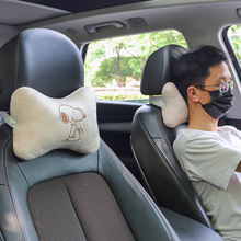 汽车头枕靠枕车载颈枕车用护颈枕卡通车用座椅车枕头车内用品四季
