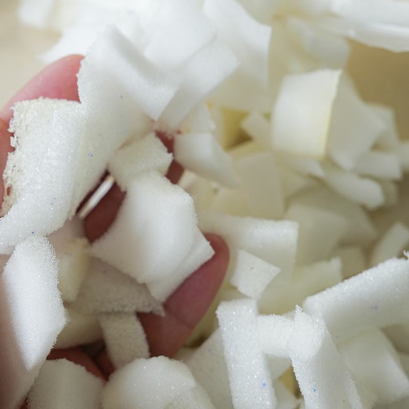 高回弹填充物碎海绵懒人沙发抱枕玩具坐垫乳胶记忆绵颗粒填充物