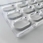 多尺寸亚克力元 宝椭圆达克瓦兹模具椰蓉酥定型工具1cm1.2cm1.5cm