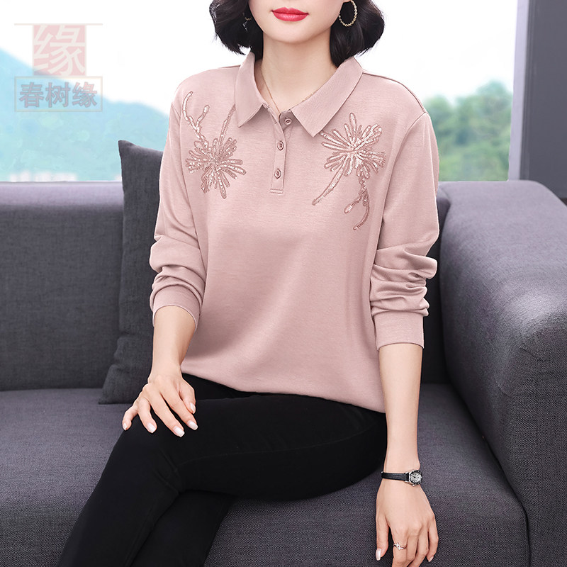 咖啡色上衣长袖百搭卫衣