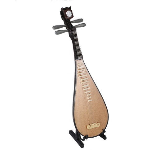 迷你琵琶模型木质生日礼物