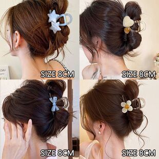 元气甜妹~可爱五角星星发夹女后脑勺抓夹2025新款高级感鲨鱼夹子