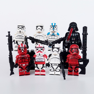 星球大战9人仔501秩序兵团KT1034克隆兵黑武士XP262-269兼容