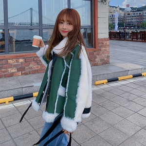 现货，皮毛一体棉衣外套女151-3013图片