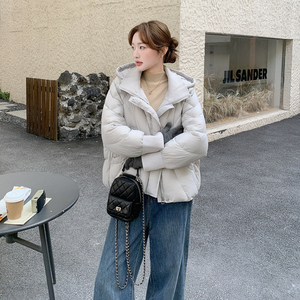 【新款】可拆卸连帽羽绒服90白鸭绒151-1595-P315-K478图片