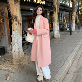 【现货】双排扣100%羊绒大衣151-6689-P330-K488，女装毛呢外套，淑塔可可