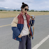 现货数据好，撞色工装服女151-3017-P140-K198，女装棉衣/棉服，淑塔可可