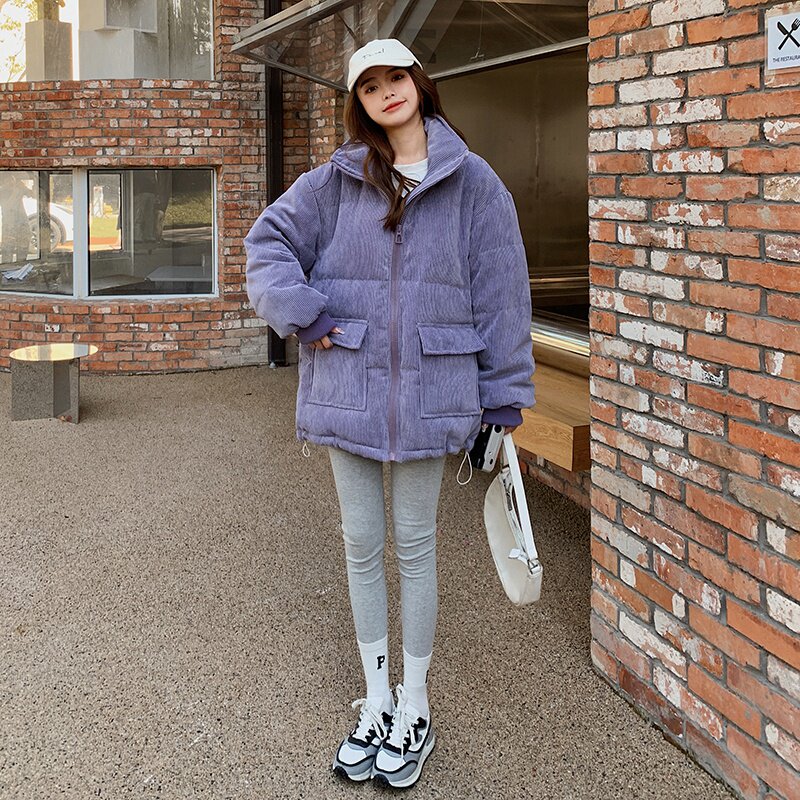 【现货】高质低价灯芯绒加厚棉衣151-1278-P140-K198,女装棉衣/棉服,淑塔可可