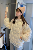 现货三色四码，菱格绣花套头羽绒服羽绒卫衣151-3383-P200-K298，女装羽绒服，淑塔可可