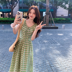 现货，复古格子连衣裙2B203-1535-P120-K188图片