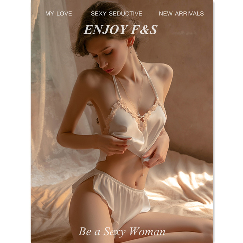 性感深V蕾丝露背纯欲女式睡衣私房吊带短裤丝绸两件套家居服套装,女士内衣/男士内衣/家居服,睡衣/家居服套装,淘宝优惠券,粉丝福利购,淘宝优惠卷