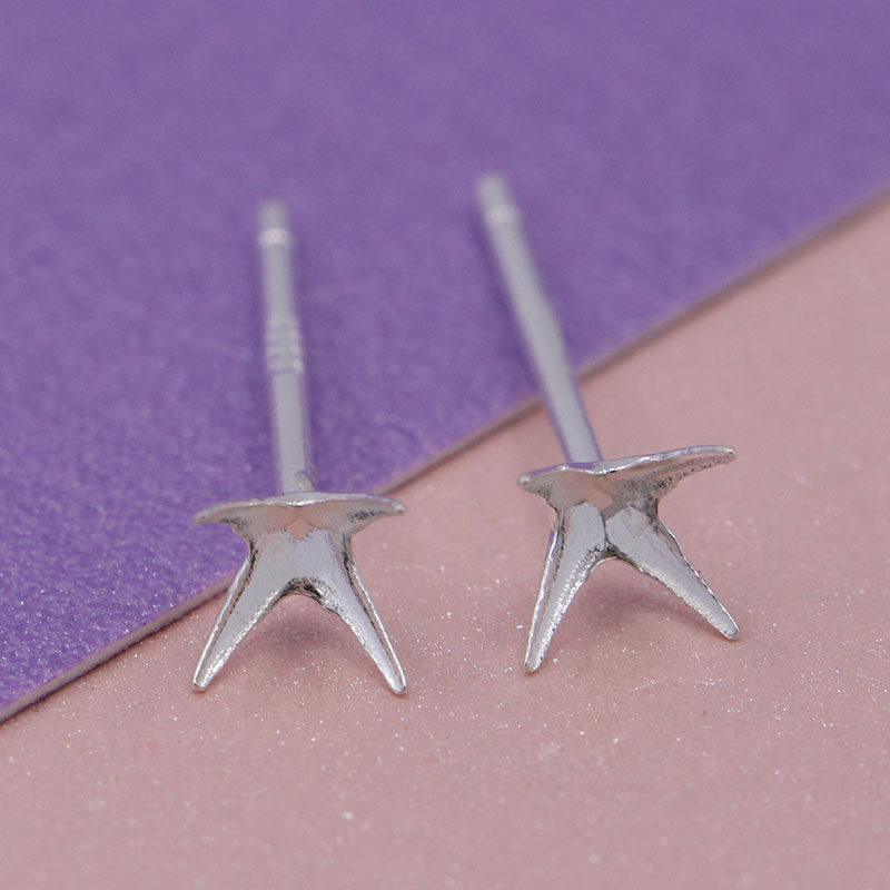 925银耳钉空托diy耳饰配件耳环未镶嵌宝石水晶耳钉托尖底钻石爪托,饰品/流行首饰/时尚饰品新,其他DIY饰品配件,淘宝优惠券,粉丝福利购,淘宝优惠卷