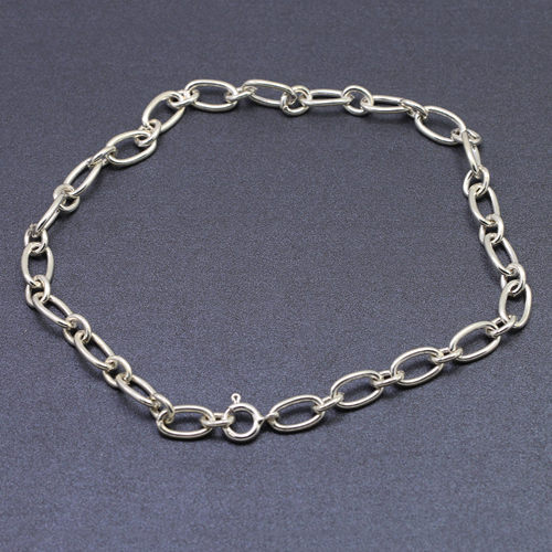 925银链子光身一拖一圆十字链